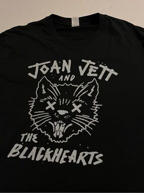 NEW Joan Jett And The Blackhearts Music Band T-Shirt XL Concert Tour Album Cat